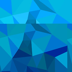 Image showing Moonstone Blue Abstract Low Polygon Background