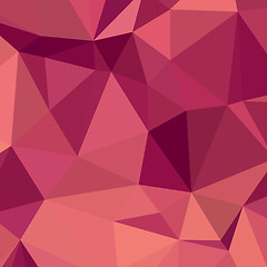 Image showing Deep Cerise Purple Abstract Low Polygon Background