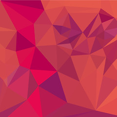 Image showing Jazzberry Jam Red Abstract Low Polygon Background