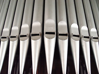 Image showing organ pipes