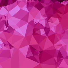 Image showing Deep Pink Abstract Low Polygon Background