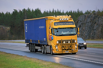 Image showing Volvo FH13 Semi With Cars Movie Theme