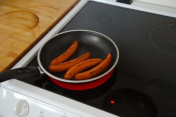 Image showing Preparing simple breakfast