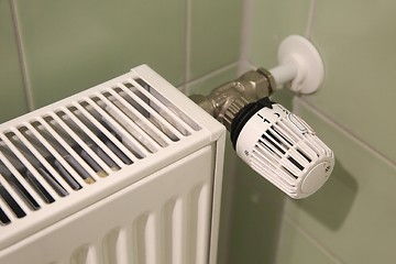 Image showing Radiator heating detail