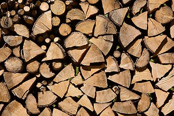 Image showing Log Pile