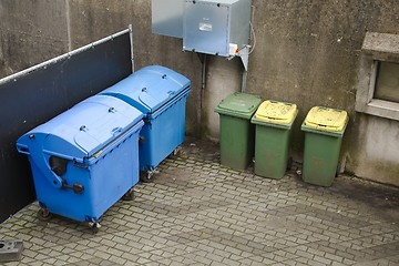 Image showing Dust bin containers