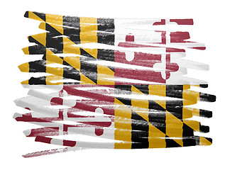 Image showing Flag illustration - Maryland