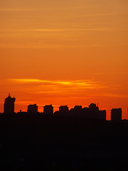 Image showing Urban silhouettes