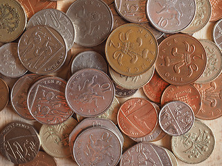 Image showing Pound coins