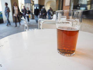 Image showing British ale beer pint