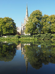 Image showing Holy Trinity church in Stratford upon Avon