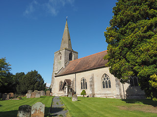 Image showing St Mary Magdalene church in Tanworth in Arden