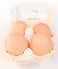 Image showing Retro looking Eggs