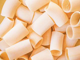 Image showing Retro looking Paccheri pasta