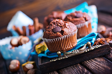 Image showing chocolate muffins