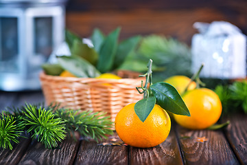 Image showing fresh tangerines