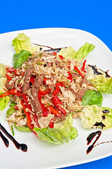 Image showing roast beef salad