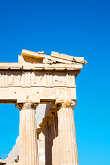 Image showing  athens in greece  old  historical place parthenon