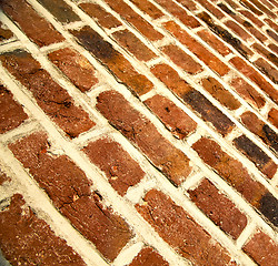 Image showing in turbigo street abstract   pavement of a curch  marble