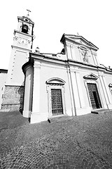 Image showing old architecture in italy europe milan religion and sunlight