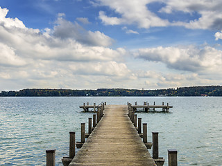 Image showing Lake Woerthsee in Bavaria