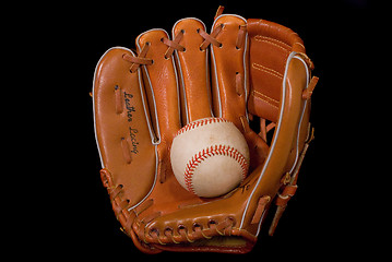 Image showing Baseball In Glove