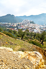 Image showing old city in morocco africa  landscape valley