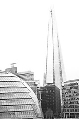 Image showing  in  the new   building london skyscraper      financial distric