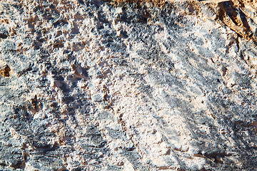 Image showing dirty  stone in italy white gray rock    and texture