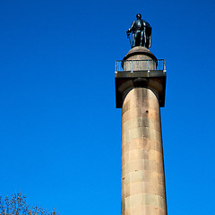 Image showing historic   marble and statue in old city of london england