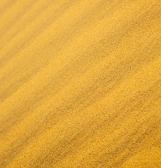 Image showing the brown sand dune in the sahara morocco desert 