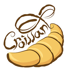 Image showing Vector Croissant