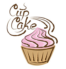 Image showing Vector Cupcake