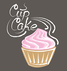 Image showing Vector Cupcake