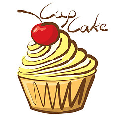 Image showing Vector Cupcake