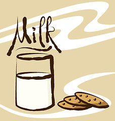 Image showing Vector Milk
