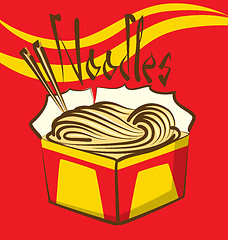 Image showing Vector Chinese Noodles