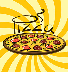 Image showing Vector Pizza