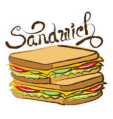 Image showing Vector Sandwich