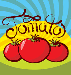 Image showing Vector Tomato