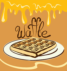 Image showing Vector Waffle