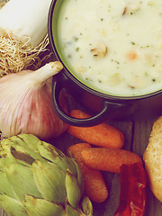 Image showing Artichoke Creamy Soup