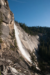 Image showing Nevada waterfalls in Yosemite