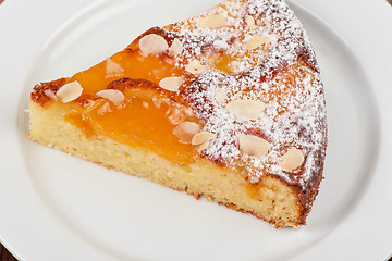 Image showing tasty cake with apricot