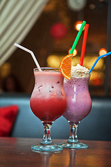 Image showing two cocktails milkshake