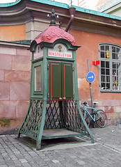 Image showing historic phone box
