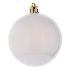 Image showing White Christmas bauble