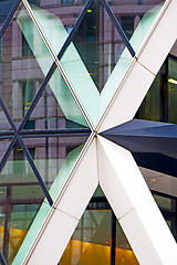 Image showing new     building in london skyscraper       window