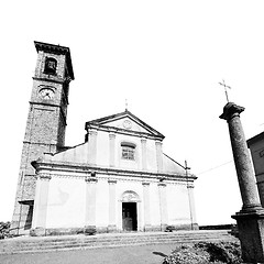 Image showing monument old architecture in italy europe milan religion       a