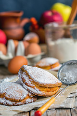 Image showing Small cakes with cottage cheese.